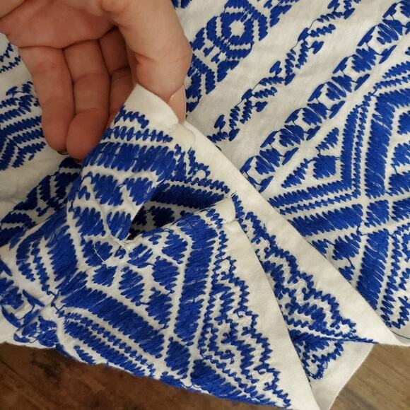 J. Crew | Blue Stitched Knit Tank Top - Picture 8 of 8